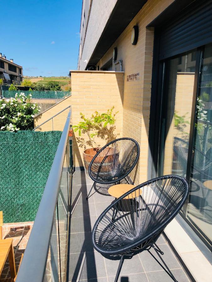 Вилла La Puerta De Viana, Con Desayuno, Piscina Y Posibilidad Visita A Bodega! Экстерьер фото